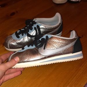 Retro Silver Nike Sneakers